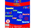 Placa de EVA Liso Nexel 40 x 60 cm Azul- Pacote com 10 unidade