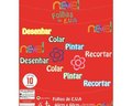 Placa de EVA Liso Nexel 40 x 60 cm Vermelho - Pacote com 10 unidade