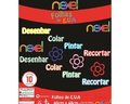 Placa de EVA Liso Nexel 40 x 48 cm Preto - Pacote com 10 unidade