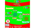 Placa de EVA Liso Nexel 40 x 48 cm Verde - Pacote com 10 unidade