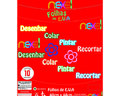 Placa de EVA Liso Nexel 40 x 48 cm Vermelho - Pacote com 10 unidade