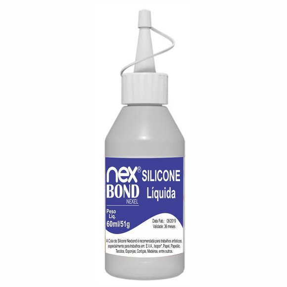 Cola de silicone liquida 60ml\51g