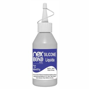 Cola de silicone liquida 60ml\51g