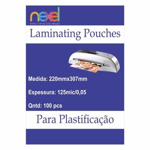 Bolsas de laminação para Plastificação A4 125mic 0.5 220mmx307mm C\100 Unidade