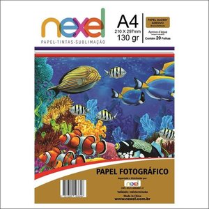 Papel Fotográfico Adesivo A4 130G C20F