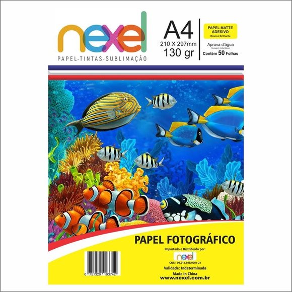 Papel Matte Adesivo A4 130G C50F