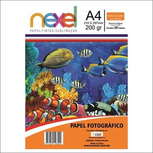 Papel Fotográfico Glacier A4 200G C20F