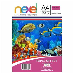Papel OffSet A4 180G C125F