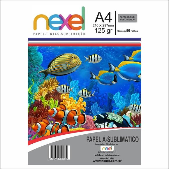 Papel Sublimático A-Sub A4 125G C50F