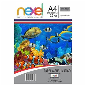 Papel Sublimático A-Sub A4 125G C50F