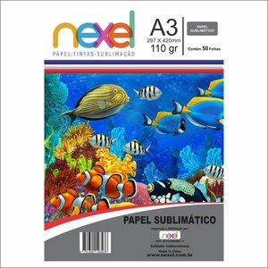 Papel Sublimático A3 110G C50F